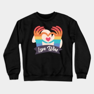 Love Wins - Pride Love Crewneck Sweatshirt